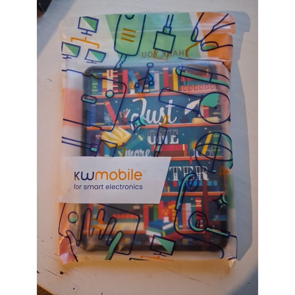 Kwmobile Just One More Chapter  Smart Electronics Cover NEW In Original Package